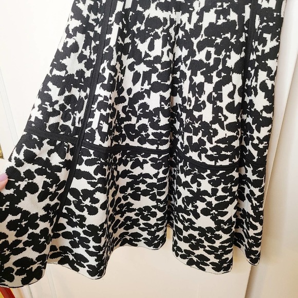 Kate Spade Floral Jacquard Knit Fit & Flare Dress - Picture 7 of 8